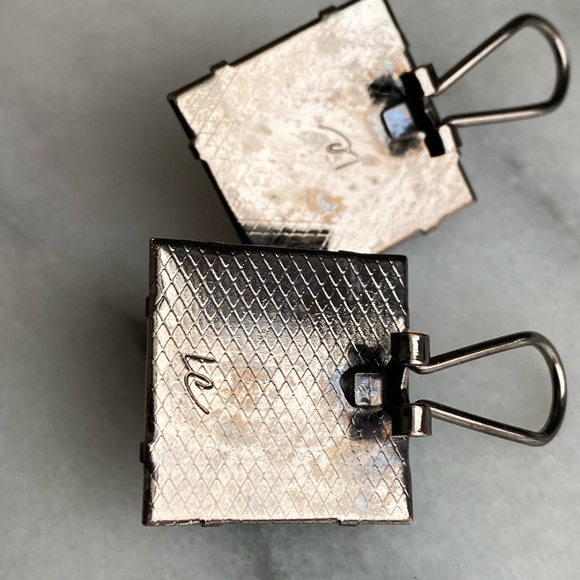 Black Bead Signed Shoe Clips - Picture 4 of 11